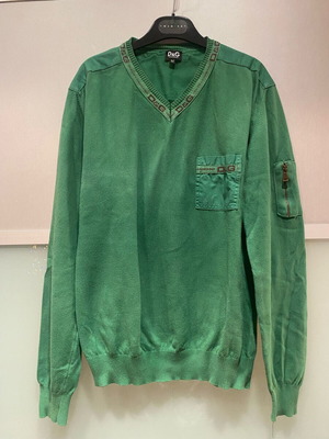 Dolce & Gabbana men's vintage shirt like new, green