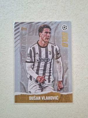 Κάρτα Dusan Vlahovic Topps Gold Insert 2023