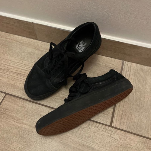 Vans casual shoes size 38.5 used, black unisex