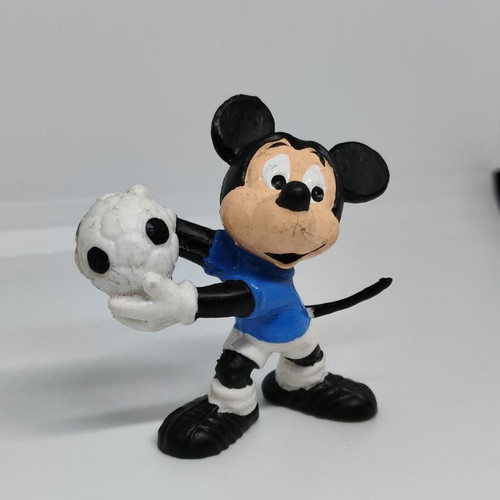 Mickey Mouse Footballer Bully Disney Vintage Figure like new