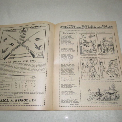 Kynigetika Nea Issue 300 August 1956 used