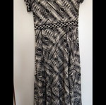 Attrattivo midi dress, black and white, size M