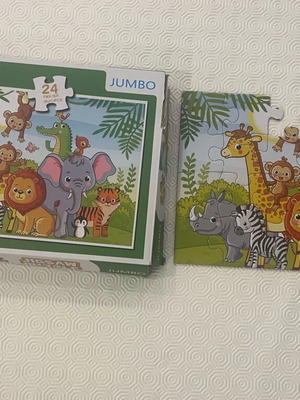 Puzzle The Animals of the Jungle 24 Pieces like new