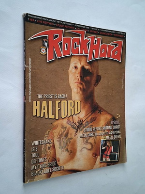 Rock Hard magazine issue 15 2006 used, missing 6 pages