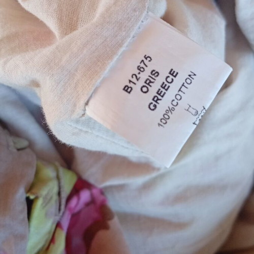 Summer dress Oris size 2XL like new, 100% cotton, ankle length