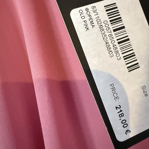 Dress formal pink new, size XS