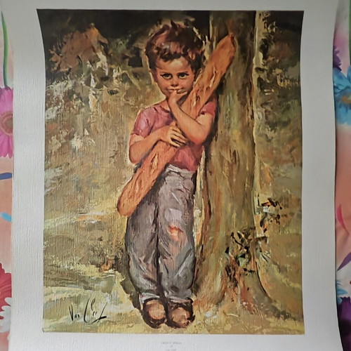 Robert Van Cleef "L'Épi" vintage lithograph print, Solomon & Whitehead