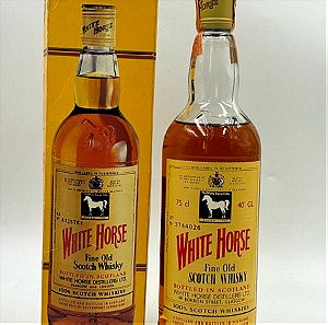 White Horse Fine Old Scotch Whisky 750ml 40* GL Συλλεκτικό Vintage