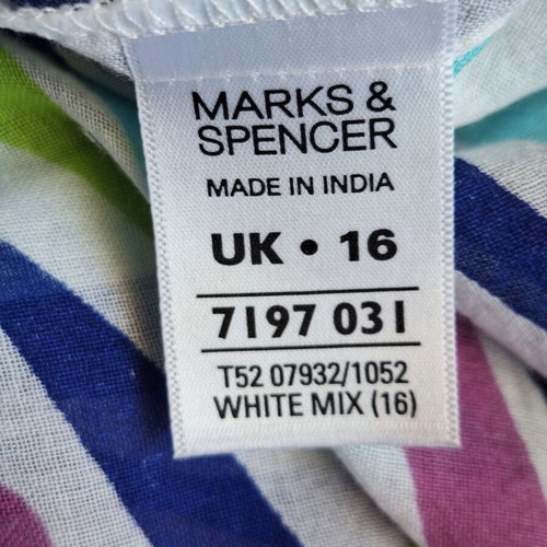 Marks & Spencer Large Abstract Colorful Beach Tunic Top like new