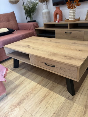 Oak coffee table Greek made M119xW66.5xH41cm