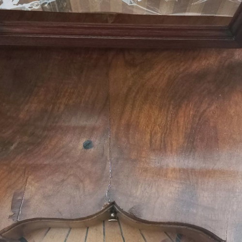 French tabletop dressing table used, missing mirror