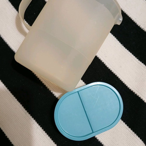Tupperware small jug with lid used