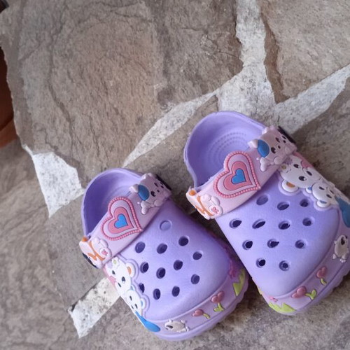 Girls' purple shoes size 20 used, very good condition