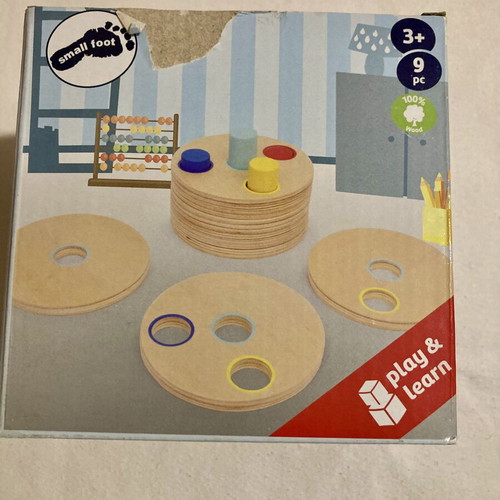 Wooden Coordination Toy like new for Hand-Eye Development
