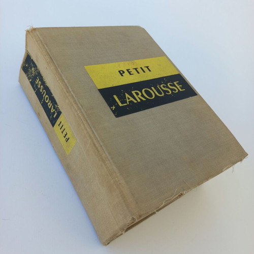 Petit Larousse used encyclopedia 1962, French language