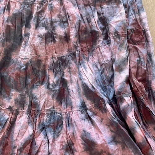 Esmeralda Boho London long tie dye skirt one size like new