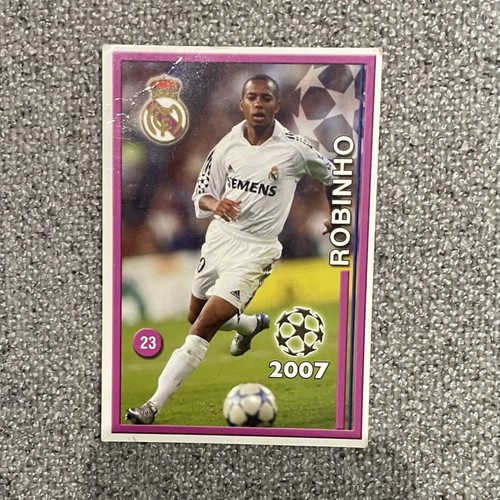Football card Champions 2007 Robinho used