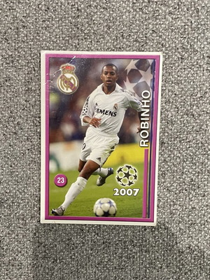 Football card Champions 2007 Robinho used