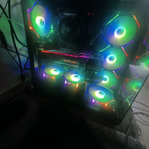 RX 5700XT Sapphire Nitro+ graphics card like new with good temperatures