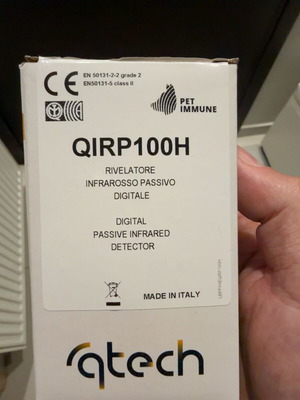 Inim QTech QIRP100H Digital Passive Infrared Detector with Pet Immune