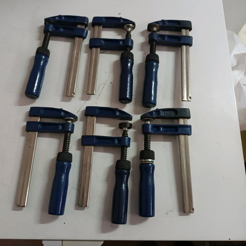 Carpenter clamps 100x50 new, pack of 6