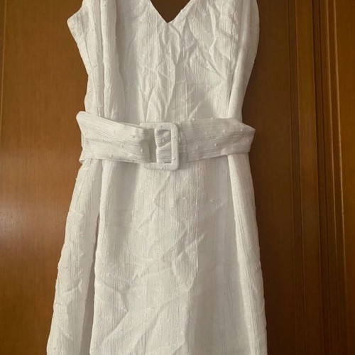Elfie dress Nadia Rapti new, white with metallic thread