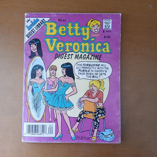 Betty and Veronica Digest Magazine used, issue 62