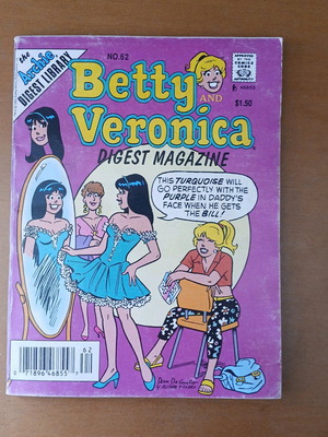 Betty and Veronica Digest Magazine used, issue 62