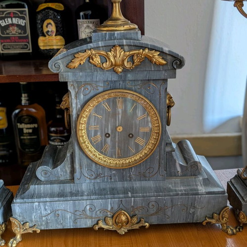 Medaille D'Argent Vincenti & Cie 1855 French antique clock used