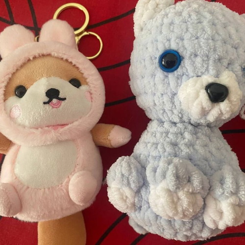 Set of 5 kawaii stuffed toys like new