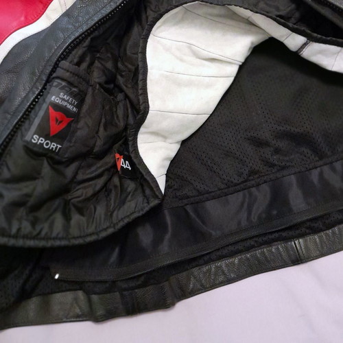 Dainese leather jacket No44 used, women's, with removable lining