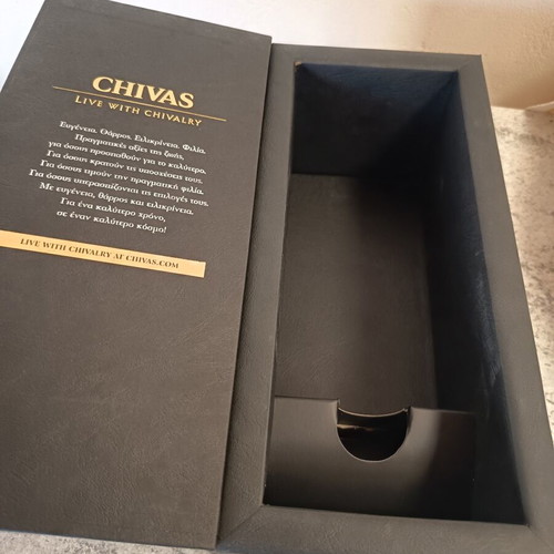 Chivas Regal 12 Years vintage collectible case