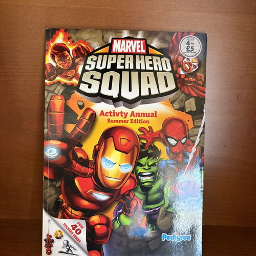 Marvel Superhero Squad Pedigree sticker album