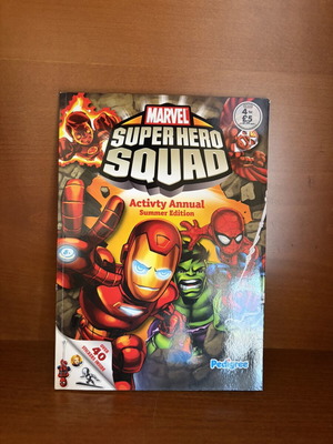 Marvel Superhero Squad Pedigree sticker album