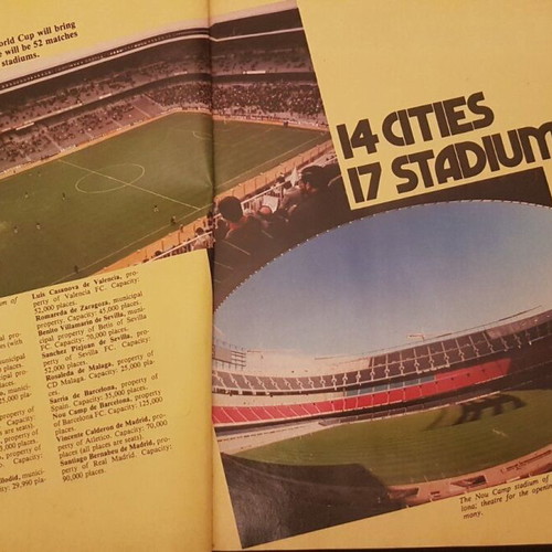 World Cup Spain 1982 album like new, English edition