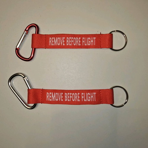 Remove Before Flight keychain new