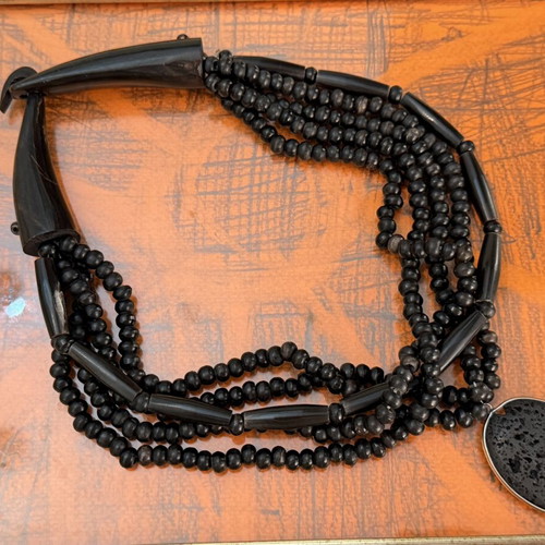 Vintage Large Bone Necklace new