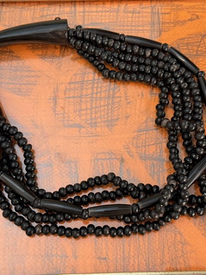 Vintage Large Bone Necklace new