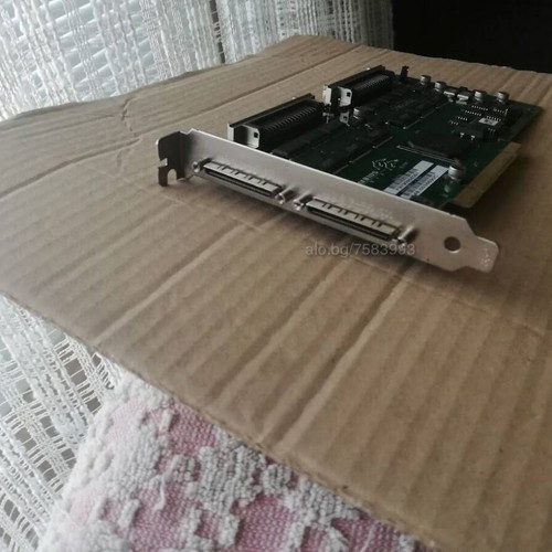 LSI Symbios Logic Dual Channel SCSI Controller Card SYM22802 PCI used