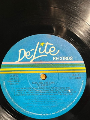 Kool and the Gang LP Celebrate 1980 used without cover