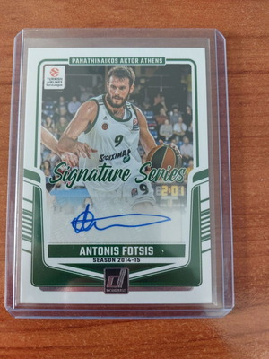 Panini Donruss EuroLeague 2024-2025 Antonis Fotsis Signature Series card like new