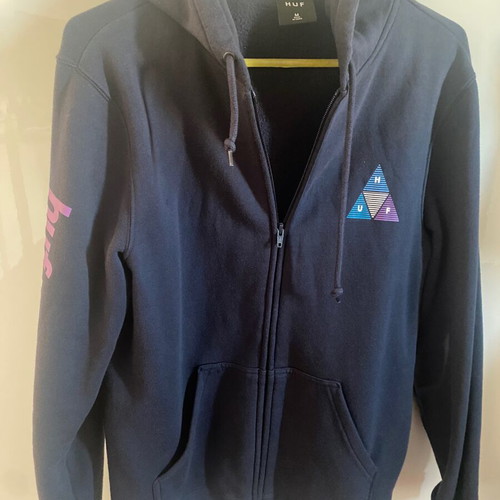 Huf jacket like new, blue, size medium