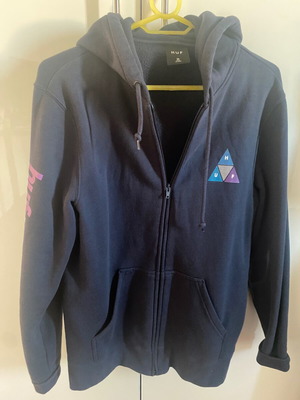 Huf jacket like new, blue, size medium