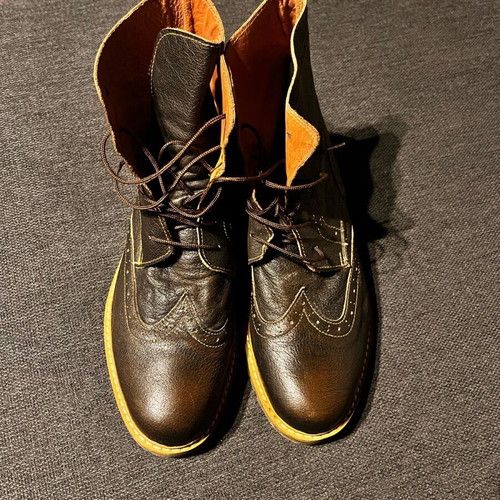 Men's boots like new brown, size 44.5-45