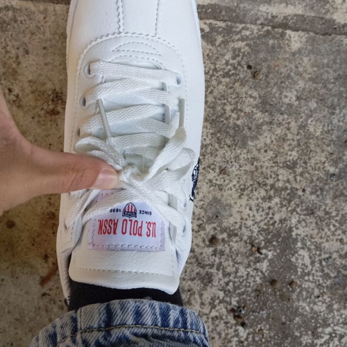 U.S. Polo Assn. athletic shoes new, size 36, white beige