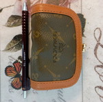 Wallet small, like new, brown