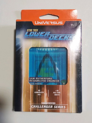 Universus Star Trek Lower Decks Challenger Series Deck Sam Rutherford