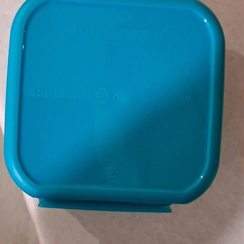 Tupperware Sinie 450ml turquoise like new