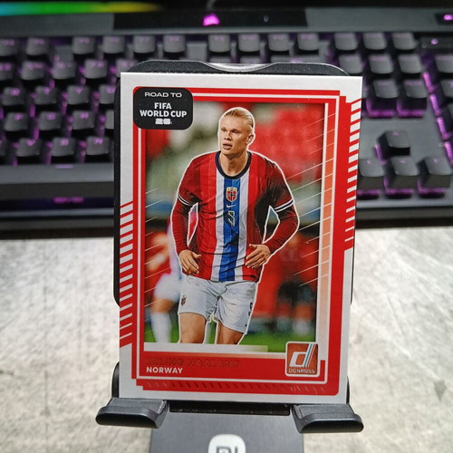 Erling Haaland Norway Donruss football card