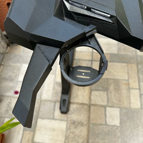Gaming desk RGB used with cup holder and headphone stand